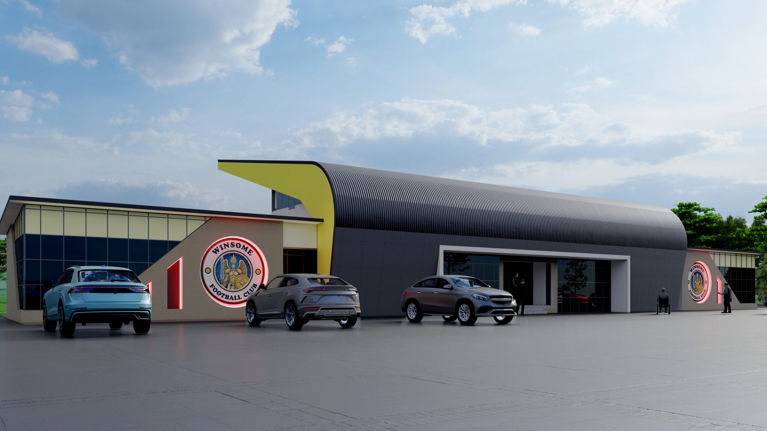 Football Training Pitch Stand Football Training Pitch Stand